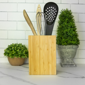 Bamboo Kitchen Utensil Holder