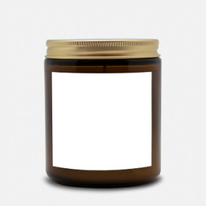 Candle Amber Jar 4 oz - Blackberry Vanilla