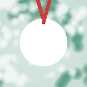 Metal Round Ornament - Single Sided