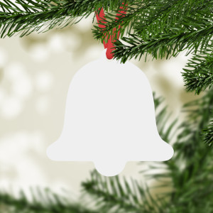 Metal Bell Ornament - Single Sided