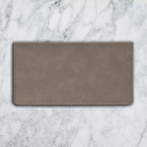 Engraved Check Book Cover