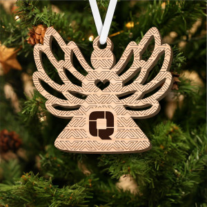Angel Wings & Heart Ornament